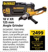 Dewalt 18V XR 125mm Angle Grinder DCG412NT