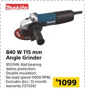 Makita 840 W 115mm Angle Grinder 9557HN