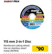 Super Flex 115mm 2 In 1 Disc