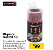 Blacksmith 18 Piece Drill Bit Set