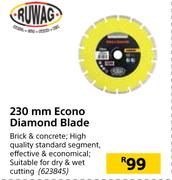 Ruwag 230mm Econo Diamond Blade