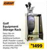 Grip Golf Equipment Storage Rack