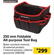 Mastercraft 250mm Foldable All Purpose Tool Bag