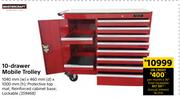 Mastercraft 10 Drawer Mobile Trolley