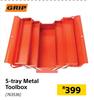 Grip 5 Tray Metal Toolbox