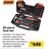 Grip 39 Piece Tool Set