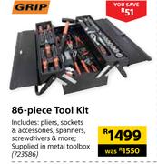 Grip 86 Piece Tool Kit