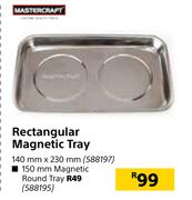 Mastercraft Round Magnetic Tray-150mm x 230mm