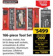 Mastercraft 166 Piece Tool Set