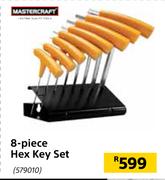 Mastercraft 8 Piece Hex Key Set
