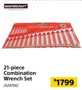 Mastercraft 21 Piece Combination Wrench Set