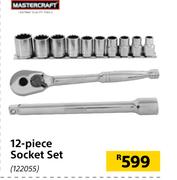 Mastercraft 12 Piece Socket Set