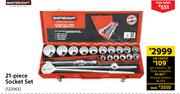 Mastercraft 21 Piece Socket Set