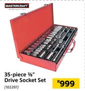 Mastercraft 35 Piece 3/8" Drive Socket Set