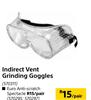 Indirect Vent Grinding Googles-Per Pair
