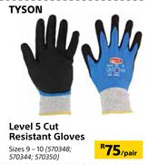 Tyson Level 5 Cut Resistant Gloves-Per Pair