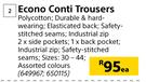Beck Econo Conti Trousers-Each