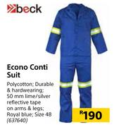 Beck Econo Conti Suit