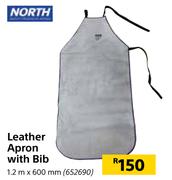 North Leather Apron With Bib 1.2m x 600mm