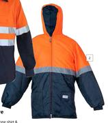 Beck 2 Tone Hi Viz Thermal Jacket