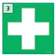 Medical Cross 150mm x 150mm (ABS)