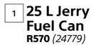 Addis 25L Jerry Fuel Can
