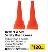 Reflect-O-Site Safety Road Cones 450mm