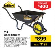 2Builders 65Ltr Wheelbarrow