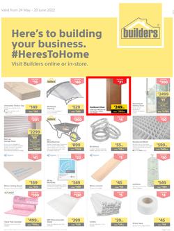 Builders Inland : Here's To Building Your Business (24 May - 20 June 2022), page 1