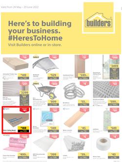 Builders Inland : Here's To Building Your Business (24 May - 20 June 2022), page 1