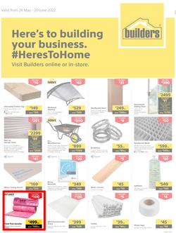Builders Inland : Here's To Building Your Business (24 May - 20 June 2022), page 1