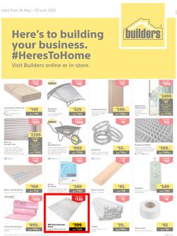Builders Inland : Here's To Building Your Business (24 May - 20 June 2022), page 1