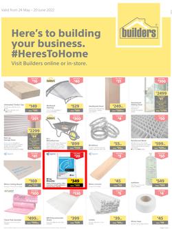 Builders Inland : Here's To Building Your Business (24 May - 20 June 2022), page 1