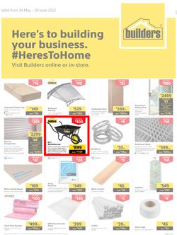 Builders Inland : Here's To Building Your Business (24 May - 20 June 2022), page 1