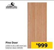 Swartland Pine Door-2.032m (h) x 813mm (w)