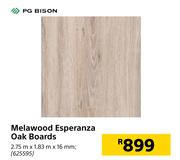 PG Bison Melawood Esperanza Oak Boards-2.75m x 1.83m x 16mm