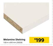 Melamine Shelving-1.83m x 610mm