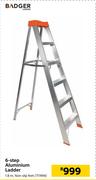 Badger 6 Step 1.8m Aluminium Ladder