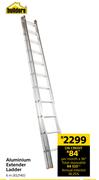 Builders 6m Aluminium Extender Ladder