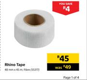 Rhino Fibre Tape-48mm x 45m