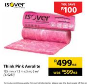 Think Pink Aerolite-135mm x 1.2m x 5m, 6Sqm Each