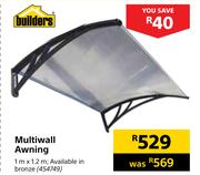 Builders Multiwall Awning-1m x 1.2m