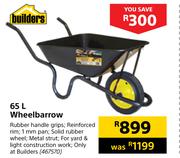 Builders 65Ltr Wheelbarrow