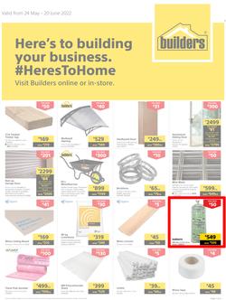 Builders Western Cape : Here's To Building Your Business (24 May - 20 June 2022), page 1