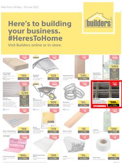Builders Western Cape : Here's To Building Your Business (24 May - 20 June 2022), page 1