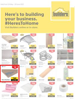 Builders Western Cape : Here's To Building Your Business (24 May - 20 June 2022), page 1