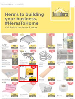 Builders Western Cape : Here's To Building Your Business (24 May - 20 June 2022), page 1