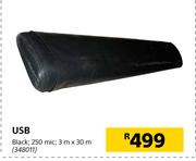 USB Black 250Mic-3m x 30m
