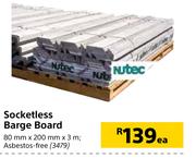 Socketless Barge Board-80mm x 200mm x 3m Each