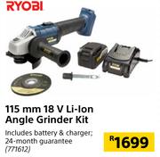 Ryobi 115mm 18V Li-Ion Angle Grinder Kit